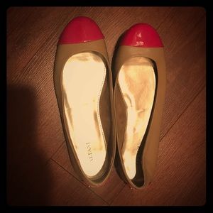 Beige and Pink Flats